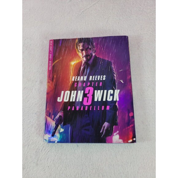 JOHN WICK Chapter 3 Parabellum DVD 2019 Action Crime DVD Movie w/ KEANU REEVES - Picture 1 of 5